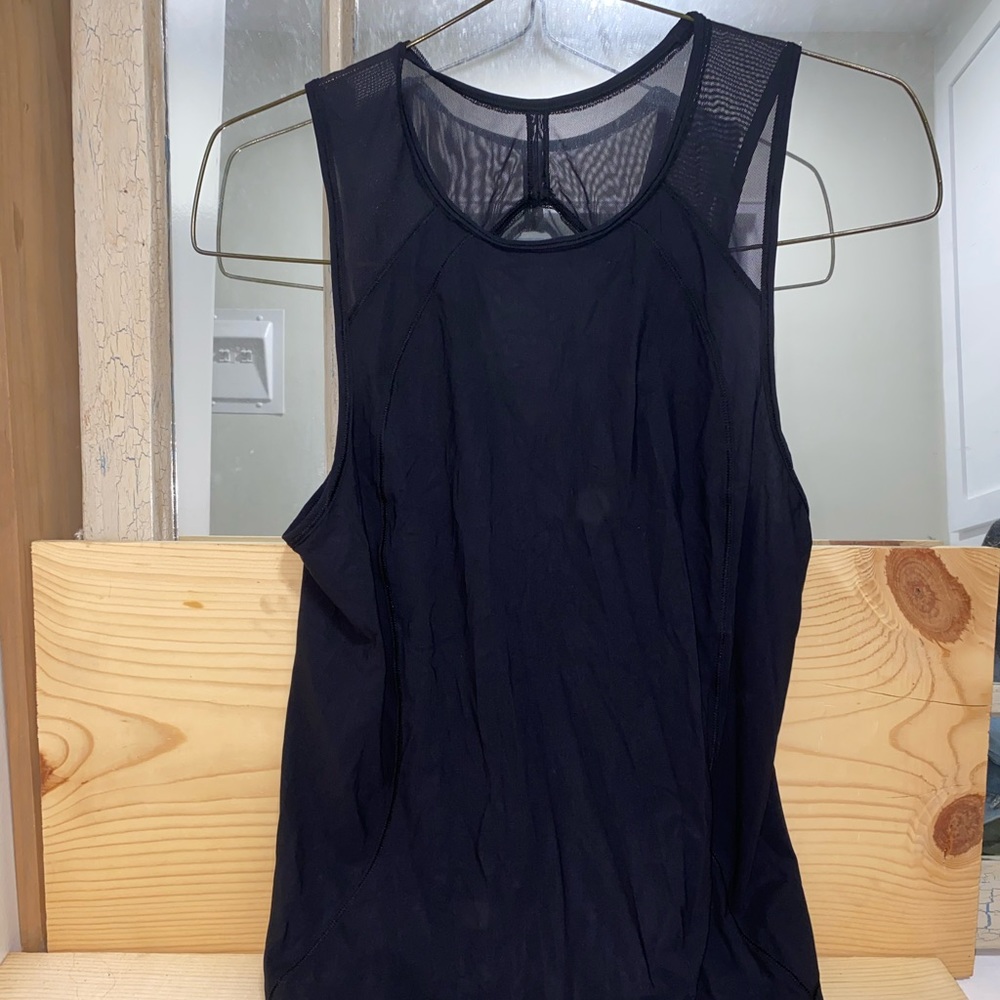 Black Lulu Silky Tank
